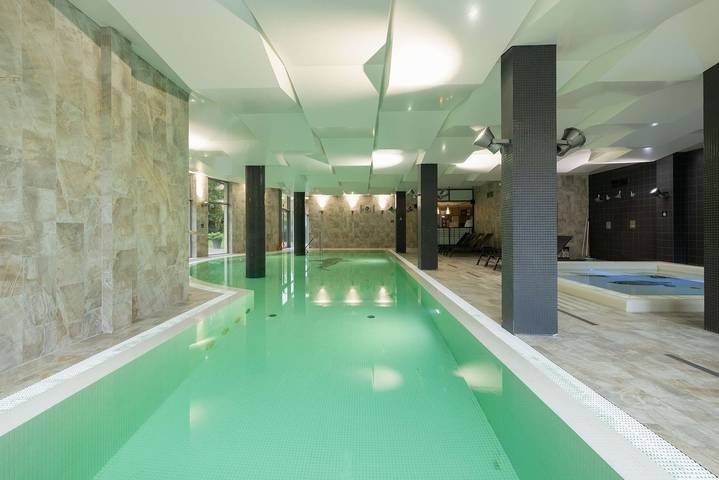 Estudio para 2 personas, con piscina además de sauna y balcón/terraza, Familias con niños - 1