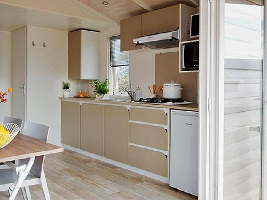 Camping la Grande Métairie - Mobile home 4 persons - Comfort | 2 Bedrooms | 4 Pers | Small Terrace | Air Conditioning | Tv in Carnac, Côte des Mégalithes
