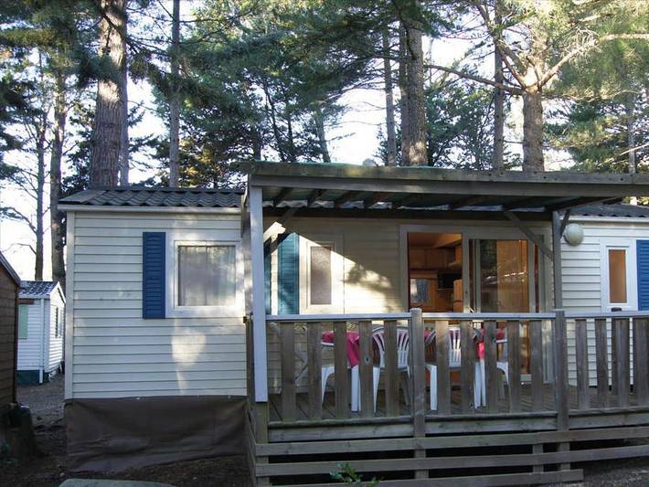 Camping La Source - Mobilheim 6 personen - Valeriane – 6 Personen – 3 Schlafzimmer – Klimaanlage in Sournia, Regionaler Naturpark Corbières-Fenouillèdes