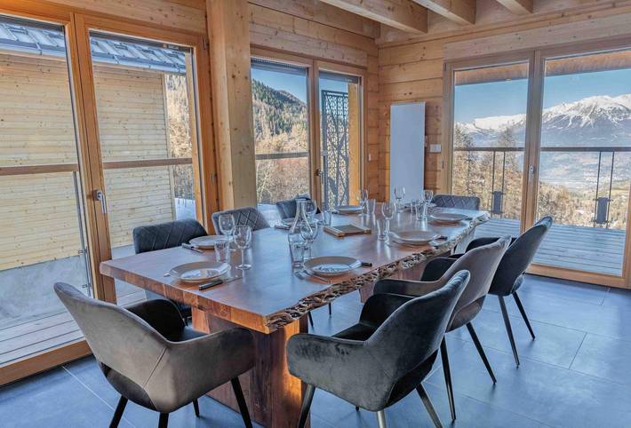 Chalet für 22 Personen, mit Terrasse und Ausblick in Frankreich - 4