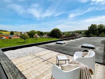 Cottage pour 2 personnes, avec terrasse et vue à Onhaye