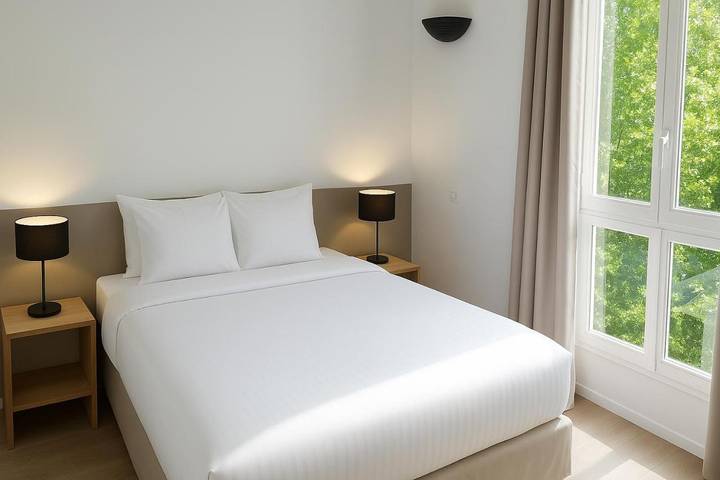 Appart’hôtel pour 2 personnes, avec vue