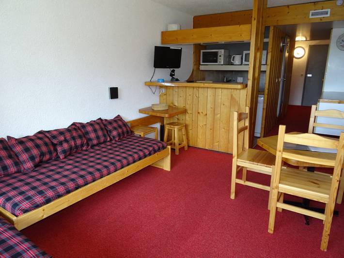 Gîte pour 5 personnes, avec balcon dans Arc 1800 - 2