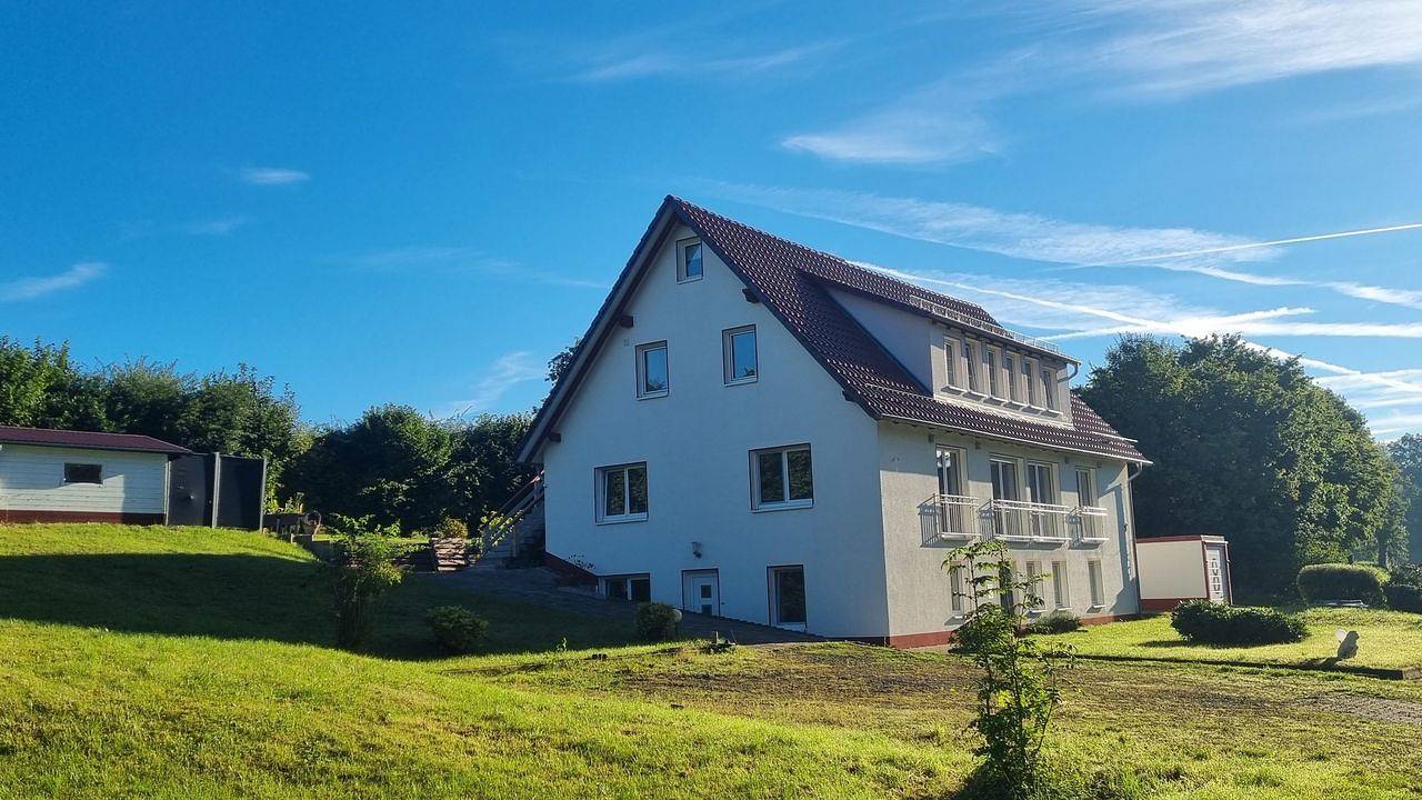 Ganze Ferienwohnung, Ferienapartment Haus am Grün 1 "Sunrise" - Ruhe & Entspannung mitten in der Natur in Herzberg am Harz, Harzvorland