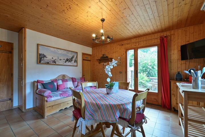Appartement entier, Appartement de 4 personnes au rez-de-jardin à 50 m des pistes à La Clusaz in La Clusaz, Région d'Annecy