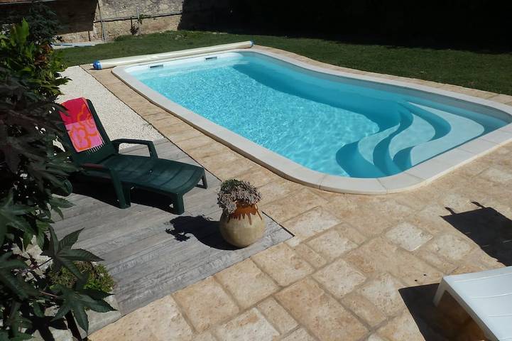 Ferienhaus für 4 Personen, mit Balkon und Garten