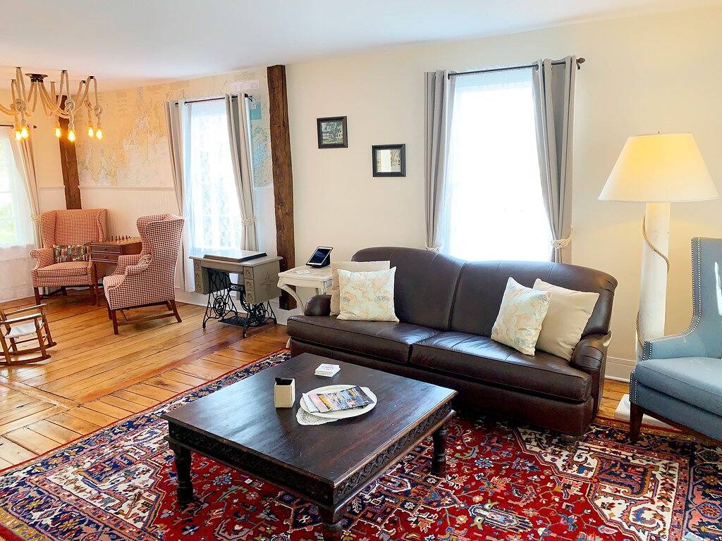 Mystic Riverfront Captain`s Home in Connecticut