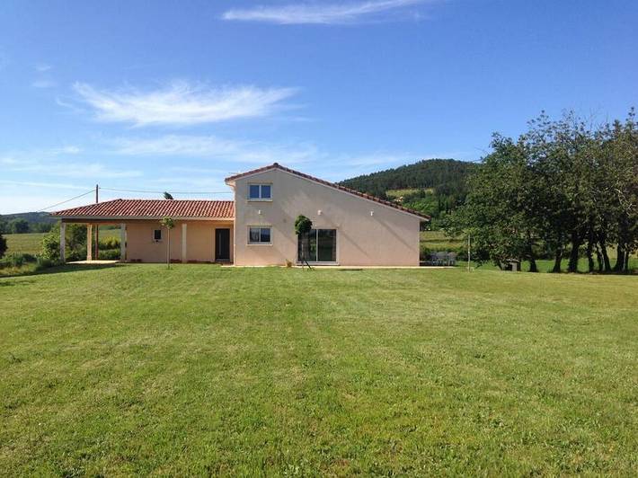 Maison de vacances pour 8 personnes, avec piscine ainsi que vue et jardin, adapté aux familles