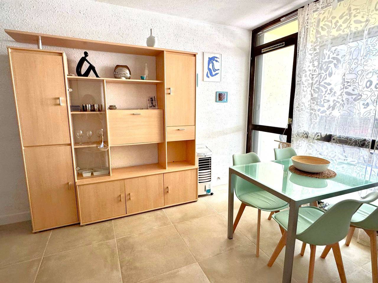 Estudio entero, Studio Cabin City Center 4 people parking loggia in La Grande-Motte, Côte d'Améthyste