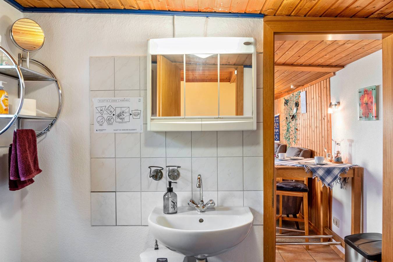 Appartement 'Ferienwohnung Kleiner Strandfloh' met Privé Terras, Eigen Tuin en Wifi, foto 15