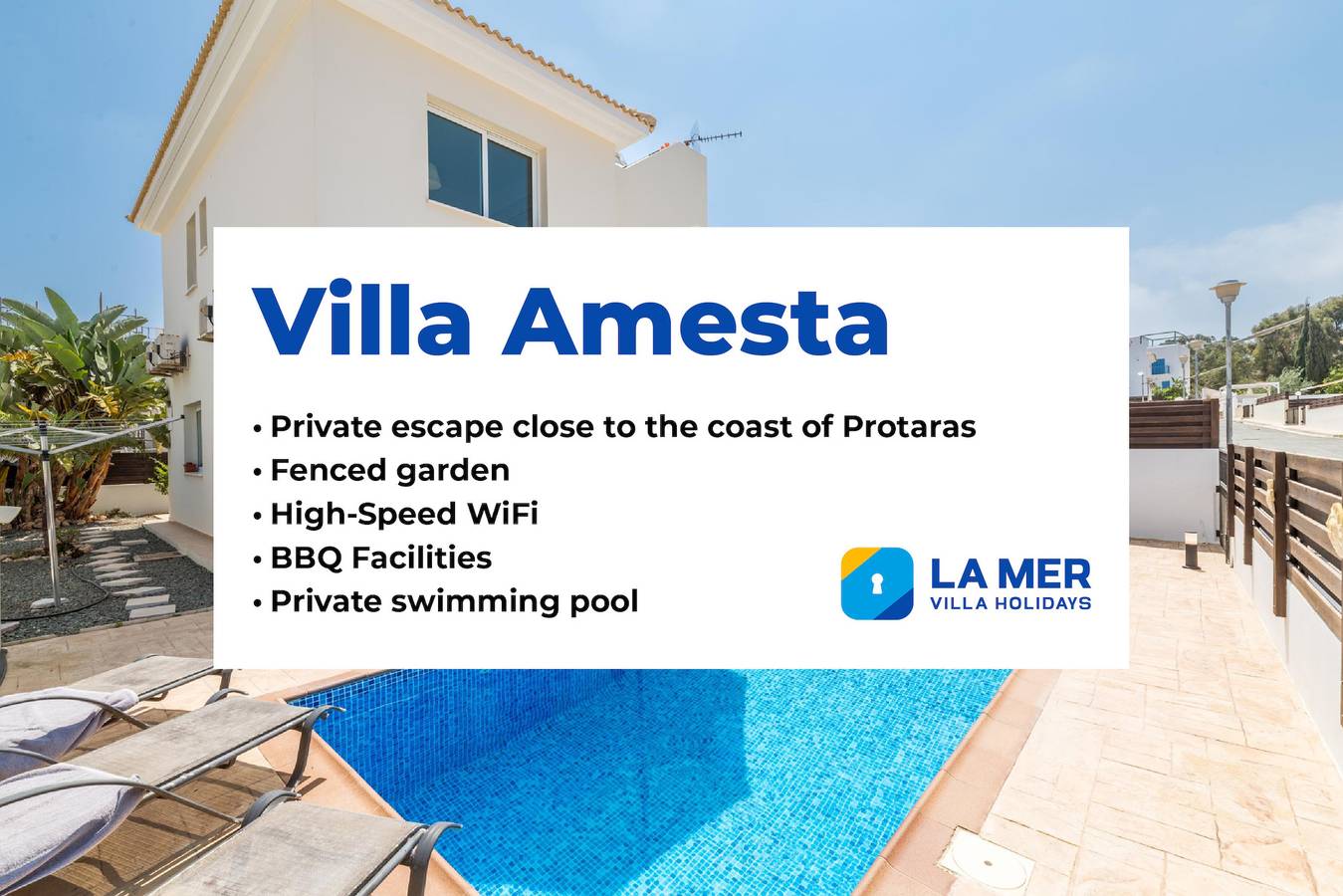 Villa Amesta in Protaras, South Cyprus