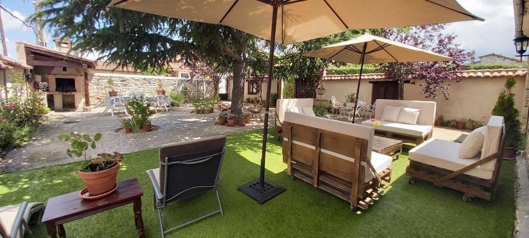 Casa de vacaciones para 8 personas, con jardín además de vistas y piscina en Comarca de Sepúlveda - 4