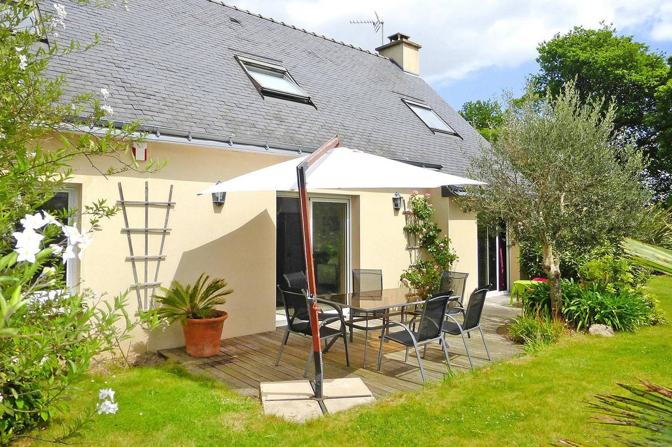 Maison de vacances avec jardin, situé à Auray in Auray, Côte Des Mégalithes