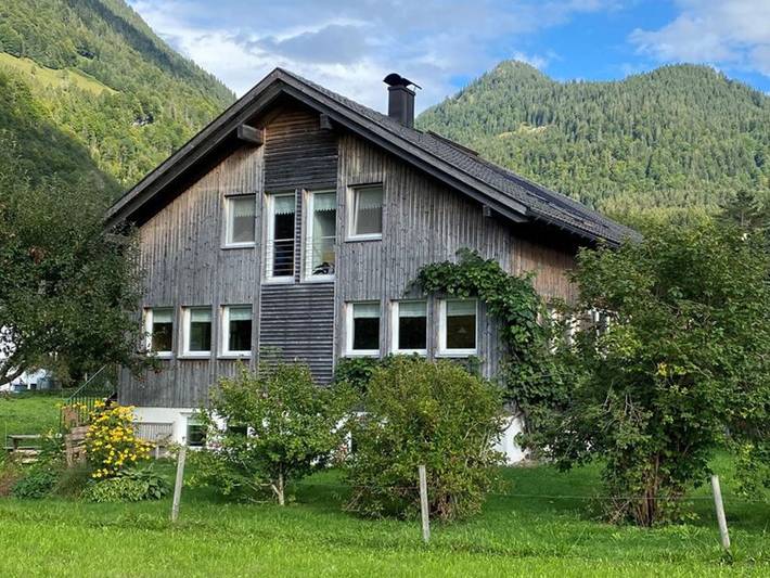 Ferienwohnung für 3 Personen, mit Garten im Bregenzerwald