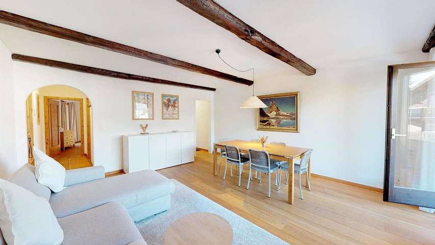 Ferienwohnung für 3 Personen, mit Ausblick und Balkon in Samedan - 3