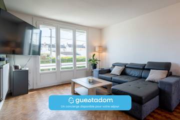 Gîte pour 4 personnes, avec balcon et jardin à Le Mans