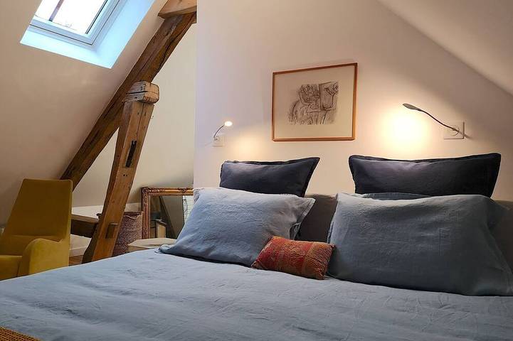 Gîte pour 2 personnes, avec jardin et piscine à Bois-Sainte-Marie