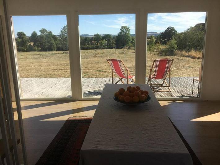 Location de vacances pour 7 personnes, avec vue et terrasse à Brianny