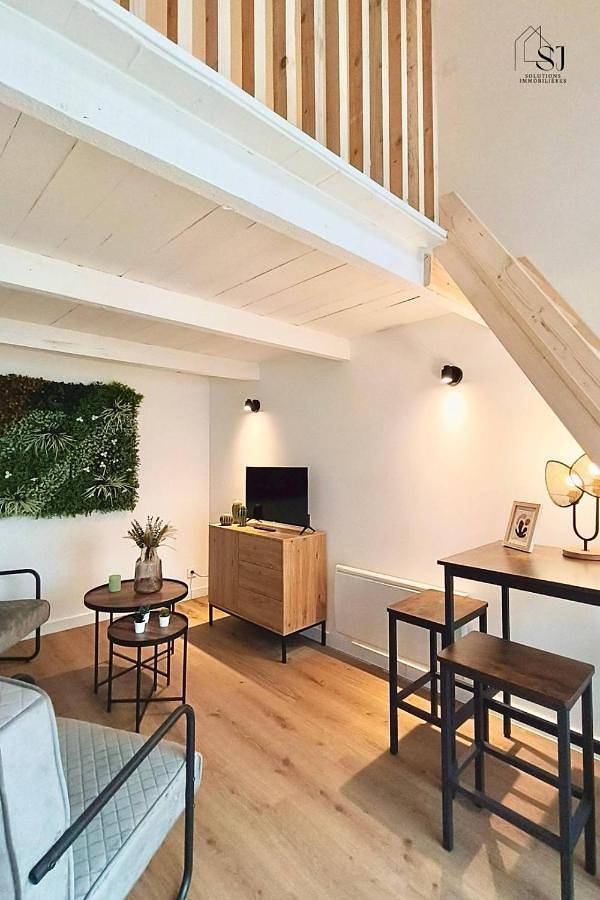 Appartement entier, One-Bedroom Apartment with Terrace in Bourg-Argental, Parc Naturel Régional du Pilat