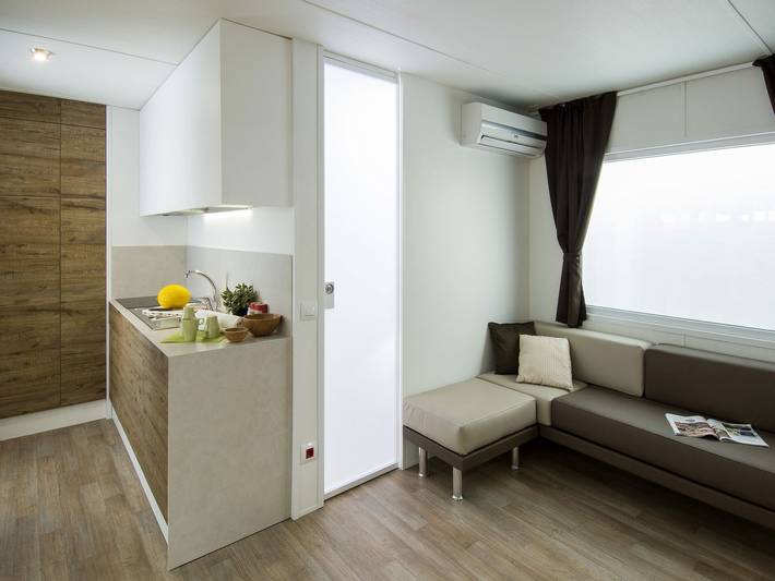 Camping Dei Fiori Mobilhome 5 Pax in Pietra Ligure Gemeinde, Riviera di Ponente