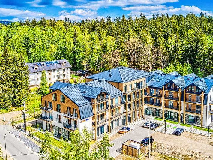 Apartament wakacyjny dla 4 osób, z Balkon i Sauna oraz Widok w Szklarska Poręba