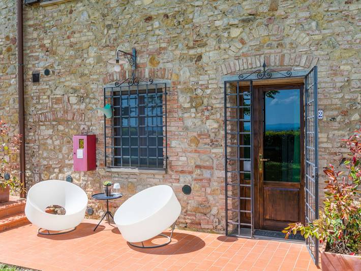 Ferienwohnung für 2 Personen, mit Garten und Ausblick sowie Terrasse in San Gimignano - 3