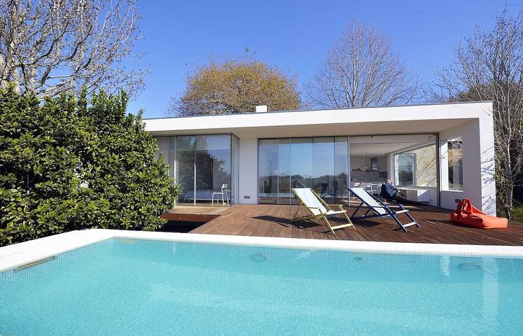 Casa de férias para 4 pessoas, com Vista para o mar e Terraço e ainda Jardim and Piscina em Caminha