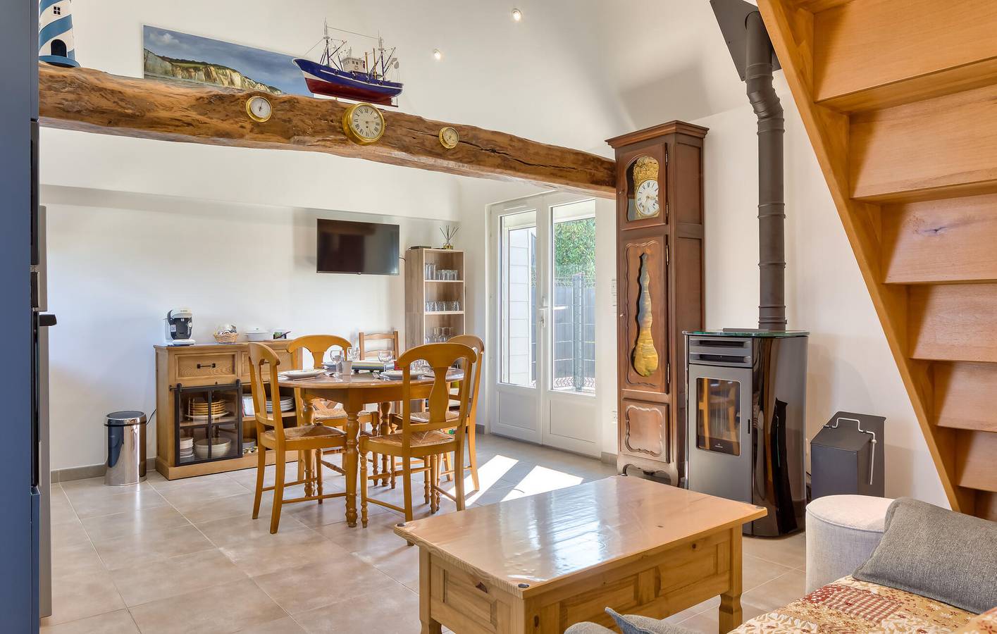 Retraite au bord de la mer avec WiFi et parking, près des restaurants in Offranville, Région de Dieppe