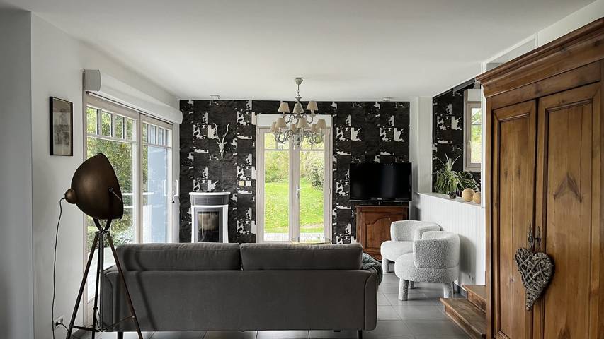 Gîte pour 7 personnes, avec terrasse et jardin - 1