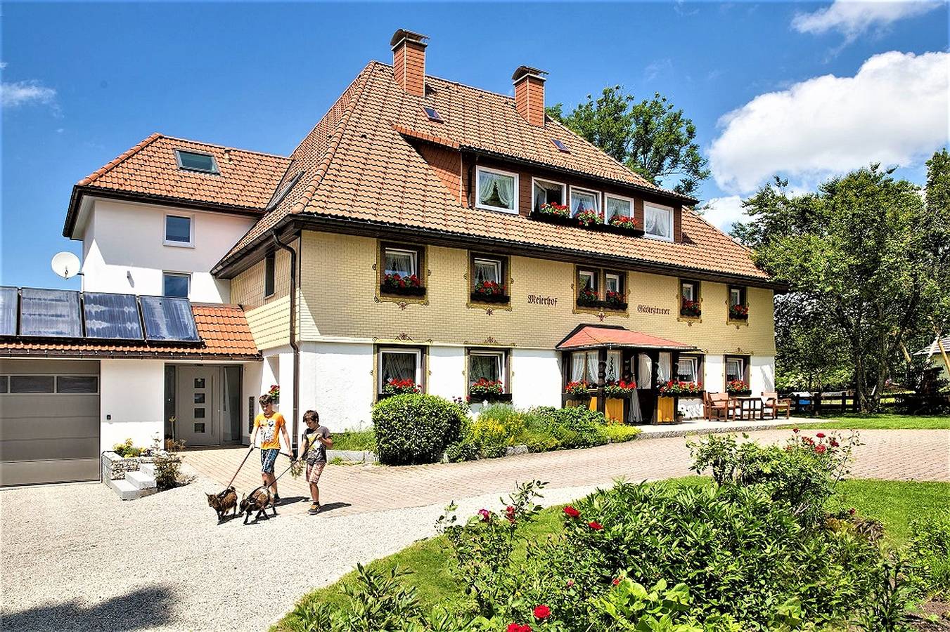Ganze Wohnung, Ferienwohnung 'Meierhof, 38qm' mit gemeinsamer Terrasse, gemeinsamem Garten und Wi-Fi in St. Märgen, Südschwarzwald
