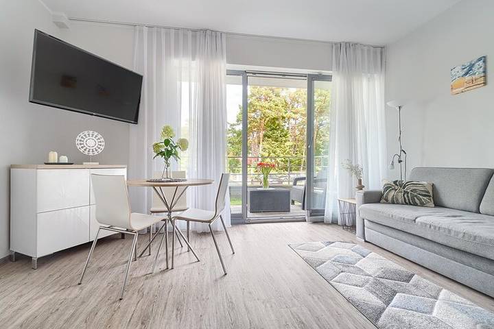 Ferienwohnung für 4 Personen, mit Whirlpool und Terrasse sowie Sauna in Pobierowo - 3