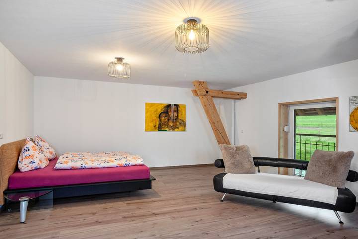 Geheel appartement, Appartement 'Salerhof' met privé terras en Wi-Fi in Bad Wurzach, Region Bodensee-Oberschwaben