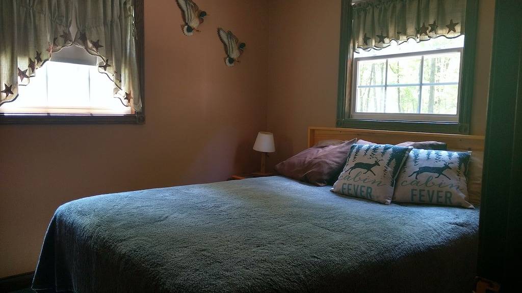 Gemütliche Hütte in der westlichen Teil der Pa Wilds und dem Allegheny staatlicher Wald in Allegheny Nationalwald