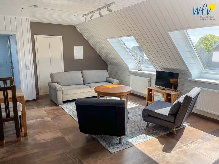 Ferienwohnung für 4 Personen, mit Balkon auf Borkum