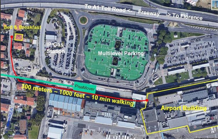 Chambre d’hôte pour 4 personnes, avec jardin à Pise - 2