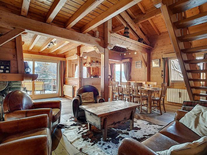 Chalet pour 8 personnes, avec balcon à La Clusaz - 3