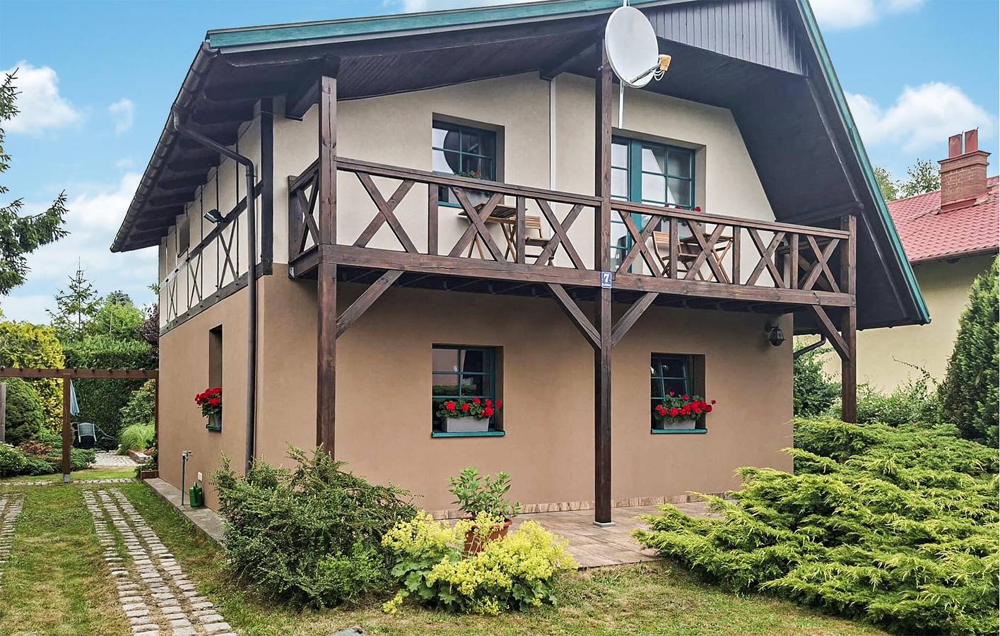 Ferienhaus für 6 Personen mit Garten in Rowy, Slowinzischer Nationalpark