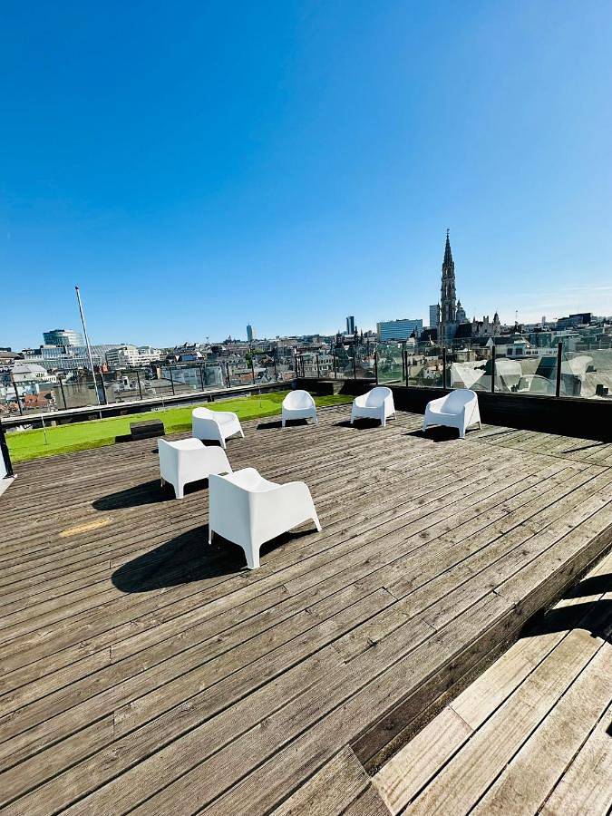 Loft voor 8 personen, met terras en uitzicht in Brussel