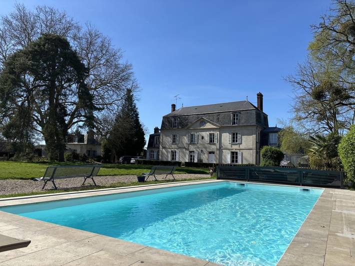 Cottage for 4 people, with terrace and pool as well as garden, with pets in Normandy