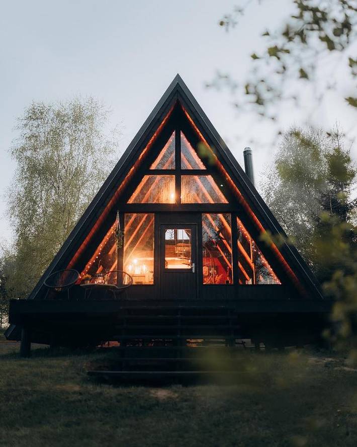 Hus för 3 Personer, med utsikt samt bastu och trädgård, med husdjur - 1