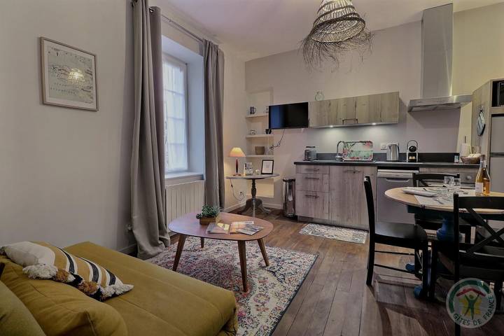 Gîte pour 2 personnes, avec Vue dans Plage du Prieuré