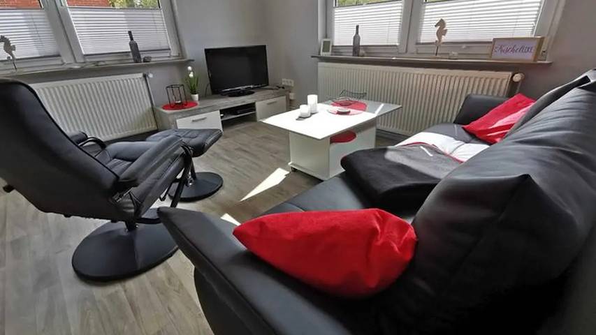 Gîte pour 4 personnes, avec jardin à Rhauderfehn