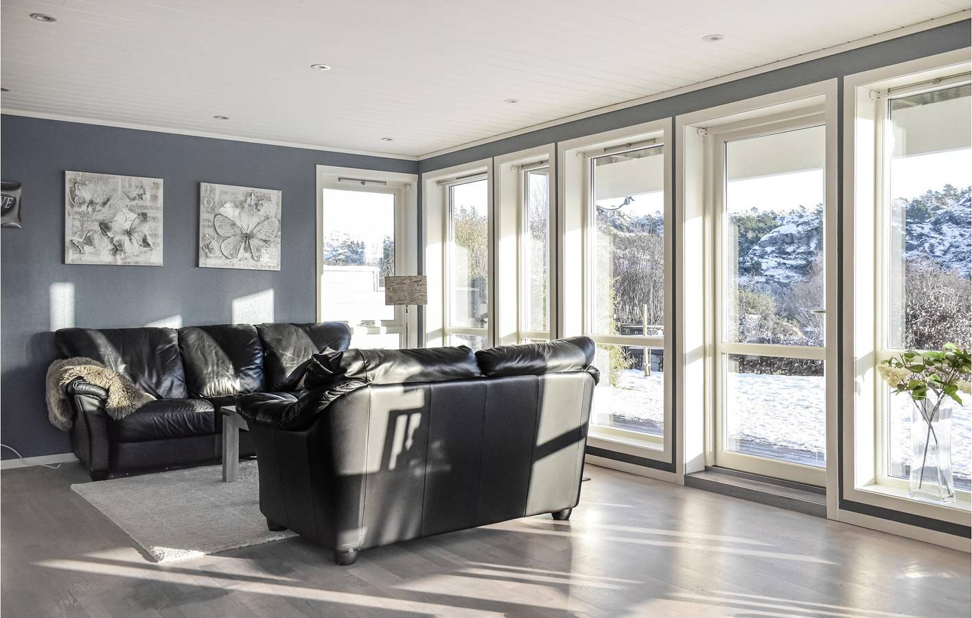Casa de vacaciones para 8 personas con terraza in Fitjar