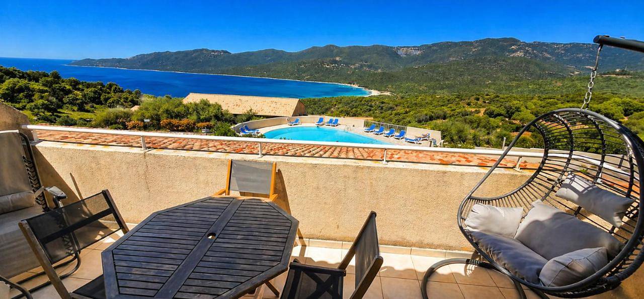 Appartement entier, T2 Alba Rossa n 141 Confort, Panorama Mer Incroyable in Serra-di-Ferro, Région d'Ajaccio
