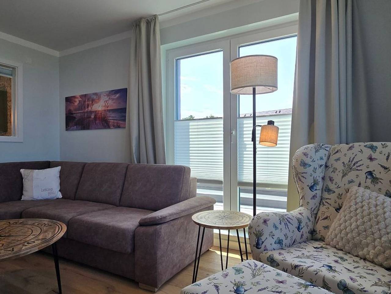 Ganze Ferienwohnung, Ferienwohnung i15 - "Meeresrausch" - Familiäre Auszeit mit Seeblick und einer Sunshower Ir-Uv Panel Dusche in Graal-Müritz in der Ferienwohnung i15 - "Meeresrausch": in Müritzer Wiesen, Graal-Müritz