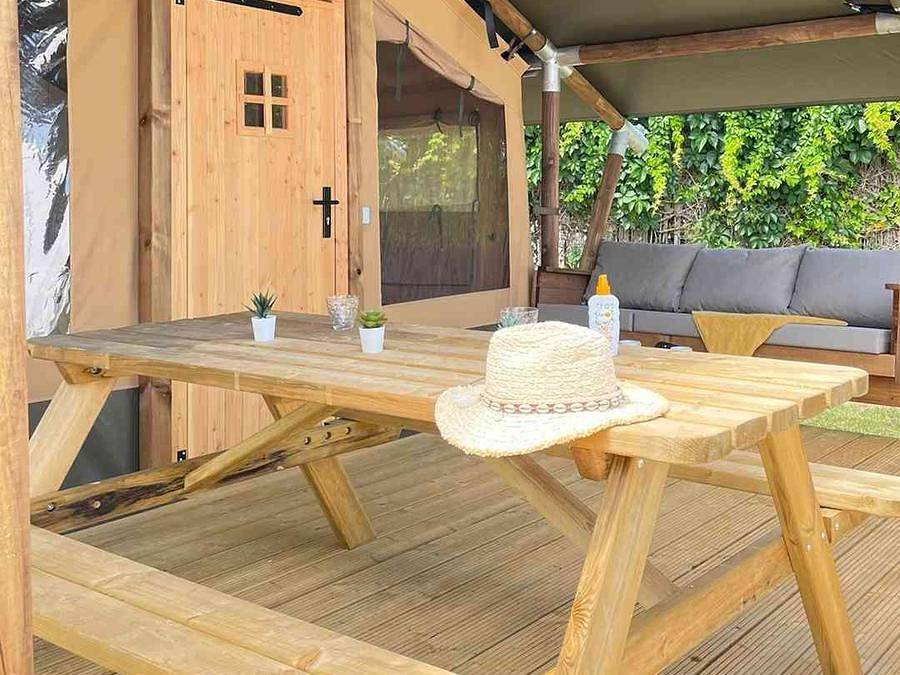 Camping La Sirena - Tienda de lona y madera 4 personas - Safari in Estartit, Costa Brava