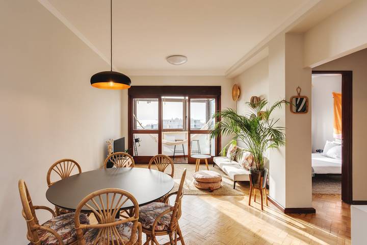Apartamento de férias para 6 pessoas, com varanda no Porto