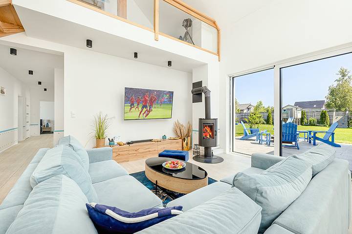 Ferienhaus mit Meerblick für 8 Personen, mit Sauna und Terrasse sowie Ausblick und Garten, mit Haustier in Polen - 3