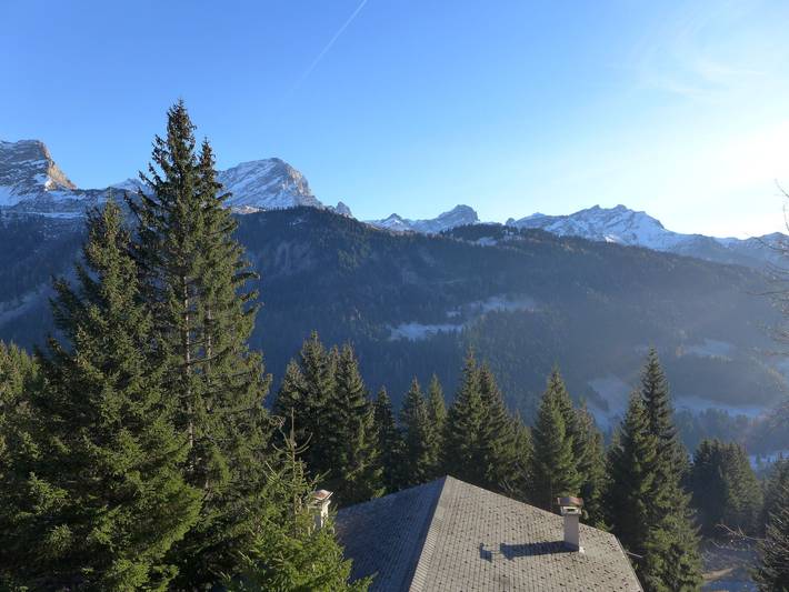 Vakantiewoning voor 5 personen, with Balkon and Terras as well as Uitzicht in Gryon