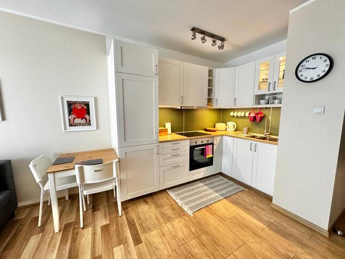 Apartament wakacyjny dla 2 osób, z Balkon i Taras oraz Widok w Ząbki